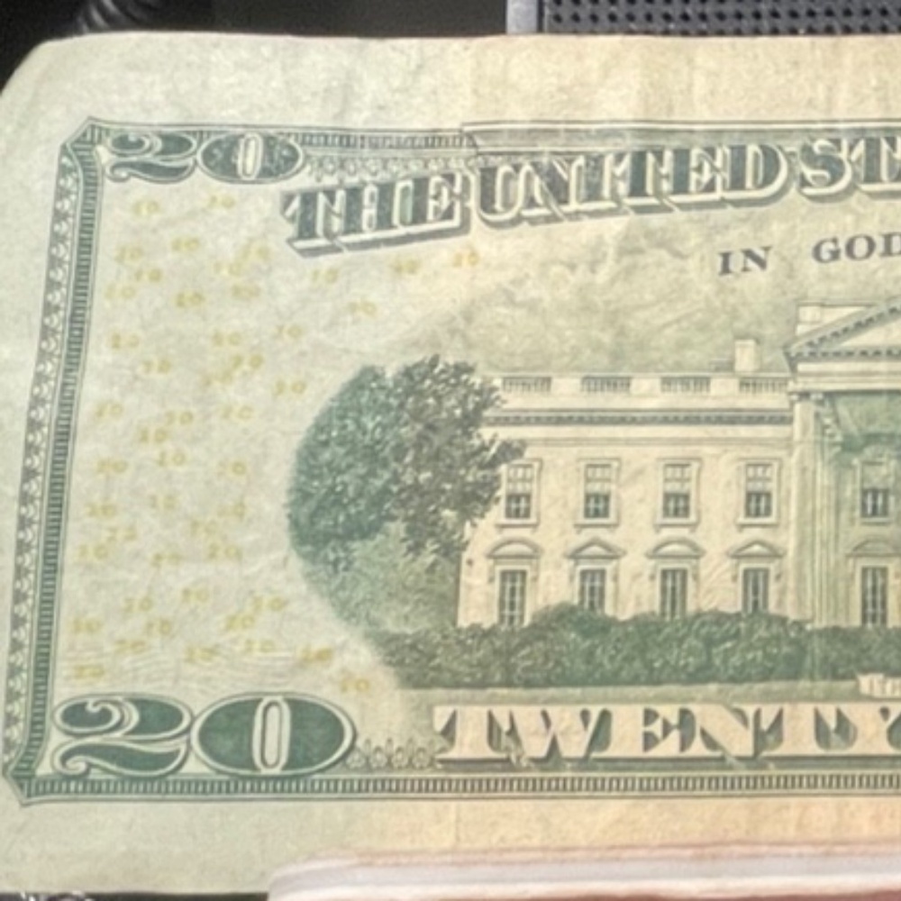 2017 $20 Dollar Bill Fancy Serial Number QUAD 2's  #205722894585 - Picture 4 of 6